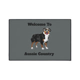 Australian Shepherd Heavy Duty Floor Mat, Welcome Mat Dog, Dog Doormat, Custom Dog Gift, Dog Breeds, Dog Door Mat, Dog Welcome Doormat