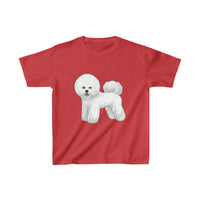 Bichon Frise Kids Heavy Cotton™ Tee, XS - XL, 7 Colors, Dog Lover, Dog Gift, Bichon Mom, Bichon Dad, Gift for Mom, Gift for Dad, Made in USA!!