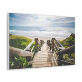 Beach Path Wall Art Canvas, Wooden Walkway, Sand Dunes, Beach, Ocean, FREE Shipping, Made in USA!!