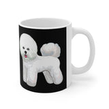 Bichon Frise Ceramic Mug 11oz, Bichon Mom, Bichon Dad, Gift for Mom, Gift for Dad, Dog Lover, Coffee Cup, Bichon Lover, Made in USA!!