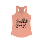 Shih Tzu Women's Ideal Racerback Tank Top, S - 2XL, 6 Colors, Extra Light Fabric, Cotton/Polyester, FREE Shipping, Made in USA!!