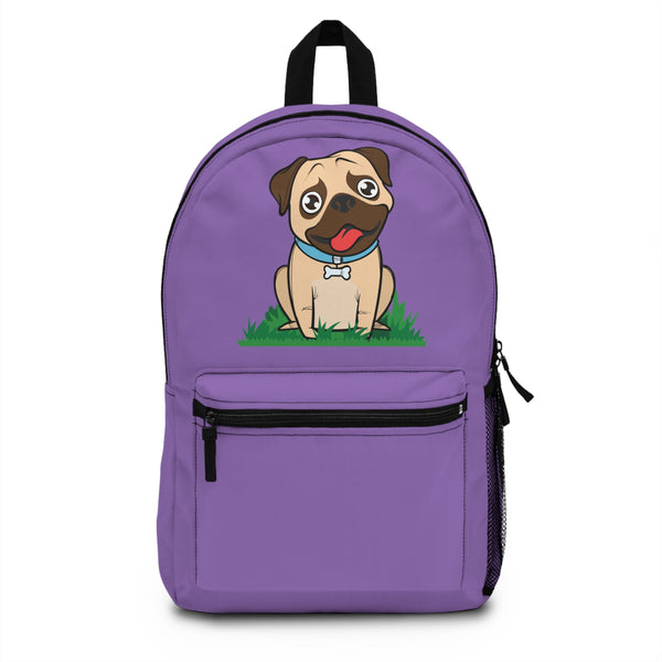 Pug Backpack, Pug Theme Gift, Pug Life, Backpack for School, Diaper Bag, Backpack Purse, Travel Backpack, Beach Bag