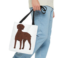 Vizsla Tote Bag, Polyester, 3 Sizes, Double Sided Print, Cotton Handles, FREE Shipping, Made in the USA!!