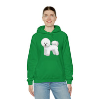 Bichon Frise Unisex Hooded Sweatshirt, S - 5XL, 12 Colors, Dog Lover, Gift for Mom, Gift for Dad, Dog Sweatshirt, Bichon Lover, Made in USA!!