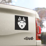 Siberian Husky Car Magnet - Durable Animal Magnet for Pet Lovers | Unique Automotive Decor