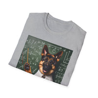 German Shepherd Teacher Unisex Softstyle T-Shirt, Teacher Shirt, School Shirt, Teacher Gift, Back to School Dog Lover Shirt, Custom Dog Shirt, Teacher Appreciation, Dog Mom Shirt, Dog Dad Shirt