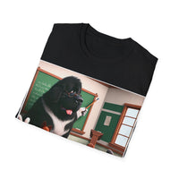 Newfoundland Teacher Unisex Softstyle T-Shirt, Teacher Shirt, School Shirt, Teacher Gift, Back to School Newfie Lover Shirt, Custom Dog Shirt, Teacher Appreciation, Dog Mom Shirt, Dog Dad Shirt