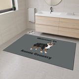 Australian Shepherd Heavy Duty Floor Mat, Welcome Mat Dog, Dog Doormat, Custom Dog Gift, Dog Breeds, Dog Door Mat, Dog Welcome Doormat