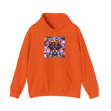 French Bulldog Halloween Unisex Heavy Blend™ Hooded Sweatshirt, Frenchie Owner, Frenchie Mom