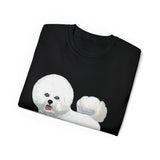 Bichon Frise Unisex Ultra Cotton Tee, S - 5XL, 12 Colors, Birthday Gift, Girl Gift, Boy Gift, Mom Gift, Dad Gift, Bichon Lover, Dog Lover, Made in USA!!
