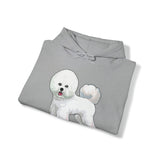 Bichon Frise Unisex Hooded Sweatshirt, S - 5XL, 12 Colors, Dog Lover, Gift for Mom, Gift for Dad, Dog Sweatshirt, Bichon Lover, Made in USA!!