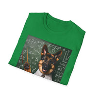 German Shepherd Teacher Unisex Softstyle T-Shirt, Teacher Shirt, School Shirt, Teacher Gift, Back to School Dog Lover Shirt, Custom Dog Shirt, Teacher Appreciation, Dog Mom Shirt, Dog Dad Shirt