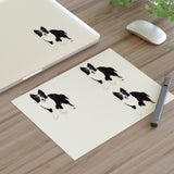 Border Collie Sticker Sheets, 2 Sizes, Water Resistant Vinyl, Indoor/Outdoor, FREE Shipping, Made in the USA!!