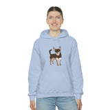 Chihuahua Unisex Heavy Blend Hooded Sweatshirt, Cotton/Polyester, S- 5XL, 13 Colors, Free Shipping, Made In Usa!!