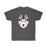 Siberian Husky Unisex Ultra Cotton Tee, 14 Colors, S - 5XL, 100% Cotton, FREE Shipping, Made in the USA!!