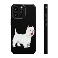 West Highland White Terrier Tough Cell Phone Cases, Impact Resistant, Matte or Glossy, FREE Shipping, Made in USA!!