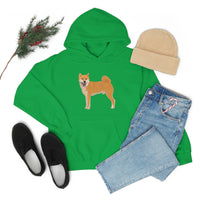Shiba Inu Unisex Heavy Blend™ Hooded Sweatshirt, S -5XL, 12 Colors, Cotton/Polyester, Medium Heavy Fabric, FREE Shipping, Made in USA!!