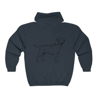 Labrador Retriever Hoodies, Unisex Heavy Blend™ Full Zip Hooded Sweatshirt