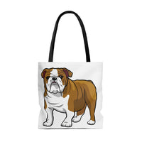Bulldog AOP Tote Bag