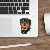 Rottweiler Die-Cut Stickers, Water Resistant Vinyl, 5 Sizes, Matte Finish, Indoor/Outdoor, FREE Shipping, Made in USA!!