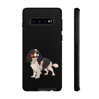 Tricolor Cavalier King Charles Spaniel Tough Cell Phone Cases, Glossy/Matte, Google, Samsung, iPhone, FREE Shipping, Made in USA!!
