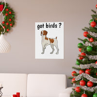 Brittany Dog Premium Matte vertical posters, 7 Sizes, Can be Customized, Made in the USA!!