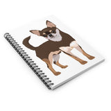 Chihuahuas Spiral Notebook - Ruled Line, 118 Pages, Customizable, FREE Shipping, Made in the USA!!