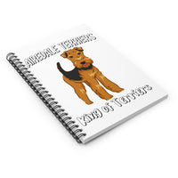 Airedale Terrier Spiral Notebook - Ruled Line, Journal