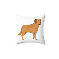 Chesapeake Bay Retriever Spun Polyester Square Pillow, 4 Sizes, Polyester, Double Sided Print, FREE Shipping, Made in USA!!