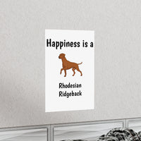 Rhodesian Ridgeback Premium Matte Vertical Posters, 7 Sizes, Matte Finish, Indoor Use, FREE Shipping, Made in USA!!