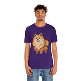 Pomeranian Unisex Jersey Short Sleeve Tee, Made in USA