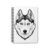 Siberian Husky Spiral Notebook - Ruled Line