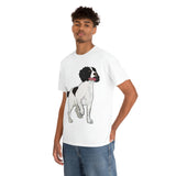 English Springer Spaniel Unisex Heavy Cotton Tee, Sizes:  S-2XL, 17 Colors, Made in the USA!!