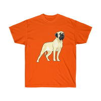 Mastiff Unisex Ultra Cotton Tee, 14 Colors Available, S-5XL, 100% Cotton, Made in the Usa!!