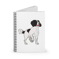 English Springer Spaniel Spiral Notebook - Ruled Line, 118 pages, Can Add Text to Cover, Change Color, Made in the USA!!