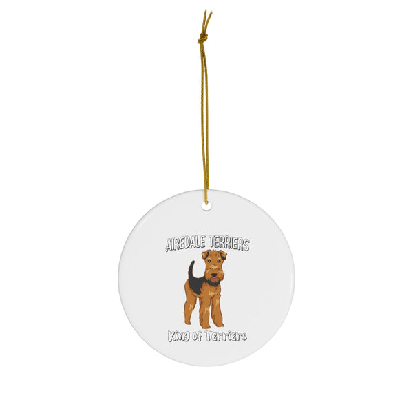 Airedale Terrier Ceramic Ornaments