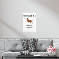 Rhodesian Ridgeback Premium Matte Vertical Posters, 7 Sizes, Matte Finish, Indoor Use, FREE Shipping, Made in USA!!