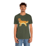 Golden Retriever Unisex Jersey Short Sleeve Tee