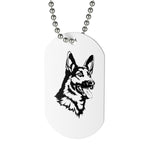 German Shepherd Dog Tag Necklace