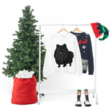 Black Pomeranian Unisex Heavy Blend™ Crewneck Sweatshirt, S - 3XL; 4 Colors; Cotton/Polyester; Medium Heavy Fabric; FREE Shipping; Made in USA!!