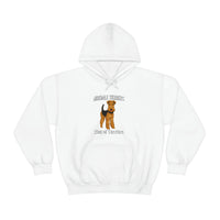 Airedale Terrier Unisex Heavy Blend Hooded Sweatshirt, S - 5XL, 12 Colors, Cotton/Polyester, FREE Shipping, Made in USA!!