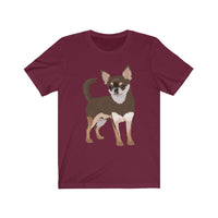 Chihuahua Unisex Jersey Short Sleeve Tee, S-3XL, 16 Colors, Soft Cotton, Made in USA, Free Shipping!!