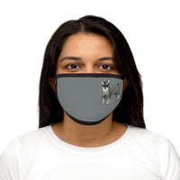 Miniature Schnauzer Mixed-Fabric Face Mask