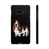 Basset Hound Tough Cases, 33 Sizes, Google, Samsung, iPhone, Matte or Glossy, Impact Resistant, Dual Layer Case, FREE Shipping, Made in USA!!