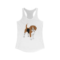 Beagle Women's Ideal Racerback Tank, 6 Colors, S - 2XL, Cotton/Polyester, Extra Light Fabric, FREE Shipping, Made in USA!!