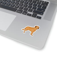 Chesapeake Bay Retriever Kiss-Cut Stickers, 4 Sizes, White or Transparent, Indoor Use, FREE Shipping, Made in USA!!