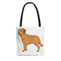 Chesapeake Bay Retriever Tote Bag, 3 Sizes, Polyester, Boxed Corners, Cotton Handles, Double Sided Print, FREE Shipping, Made in USA!!