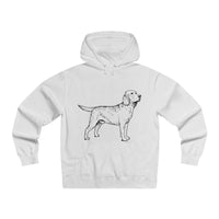 Labrador Retriever Hoodies, Men's Lightweight Pullover Hooded Sweatshirt