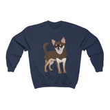 Chihuahua Unisex Heavy Blend™ Crewneck Sweatshirt, Cotton, Polyester, Loose Fit, S - 5XL, 12 Colors, Made in the USA!!