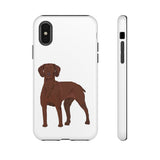 Vizsla Tough Cell Phone Cases, 19 Cases, Samsung and iPhone, Impact Resistant, Made in the USA!!